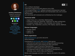 My homepage 2nd screenshot